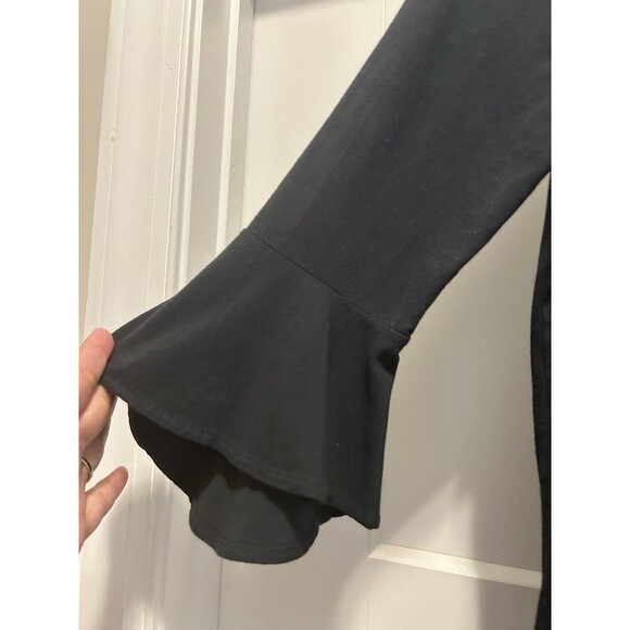 Lilly Pulitzer Womens Top Size Small  Black Office Workwear Bell Sleeve Everyday - Picture 3 of 5